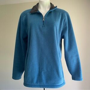 St. John's Bay Teal Zip-Up Sweater